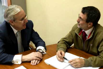 El presidente del Consejo de Cuentas y el alcalde de Benavente